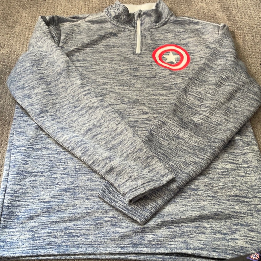 Captain America quarter zip